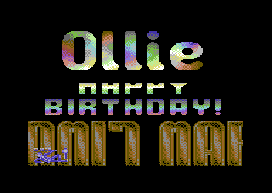 Ollie's Birthday